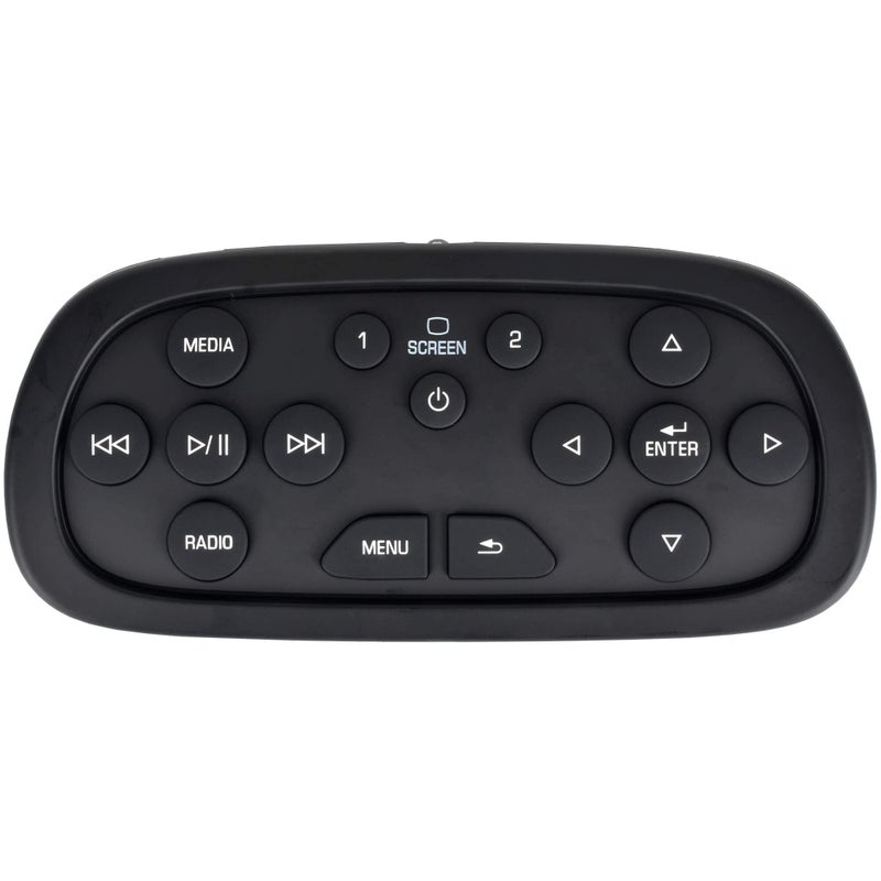 XIMAKA 84012998 Rear Overhead Consoles DVD Entertainment Remote Control Replacement for 2015-2020 Cadillac Escalade  2013-2016 Cadillac SRX  2014-2016 Cadillac Xts Replaces# 23352034  23432163 - Image 1